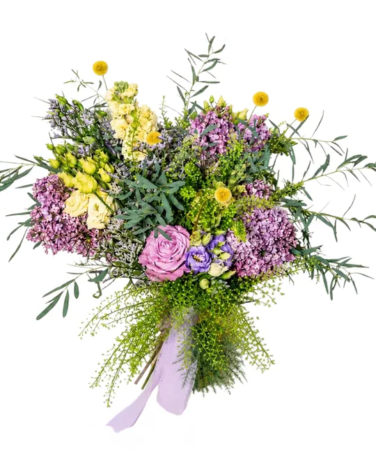 Ta' Ġanni bouquet in purples and yellows